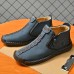 Men's High Top Stitched Boots With Zipper, Casual Ankle Chukka Boots, Comfortable Slip On Walking Shoes For Work Office Dress Outdoor